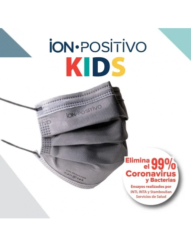 Barbijos ion.positivo Kids x 3 unidades