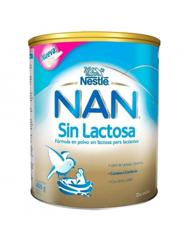 Nestle Nan Sin Lactosa NF x 400 Gr