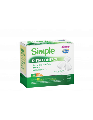 Simple Dieta Control  X 96 unidades