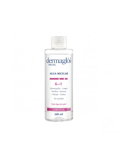 Dermaglós Agua Micelar 6 en 1 200 Ml