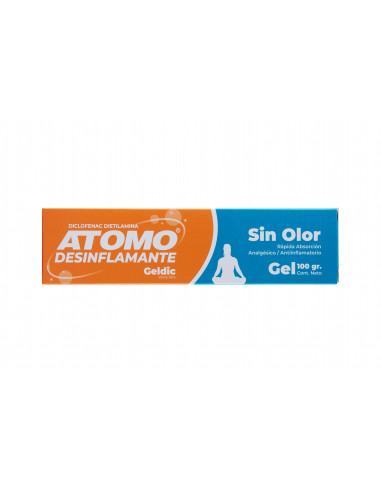 Atomo Desinflamante Geldic Gel 100 Gr