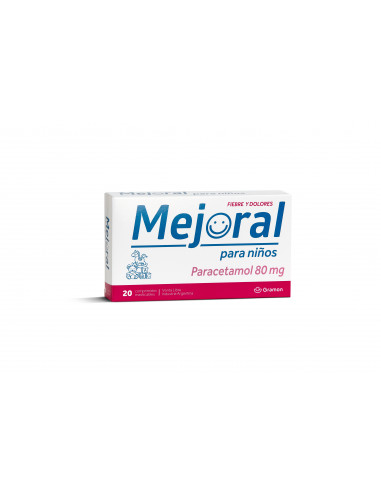 Mejoral para Niños 80 mg x 20...