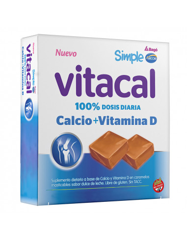 Simple Vitacal x 60 Caramelos...