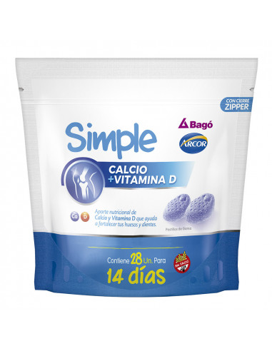 Simple Calcio + Vitamina D doy pack...