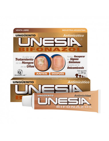 Unesia hongo uñas unguento x 20 G