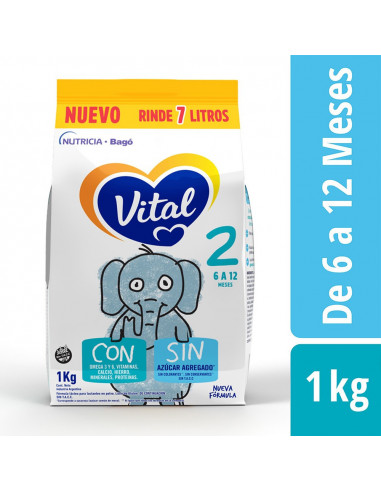 Vital 2 Leche Infantil de 6 a 12...