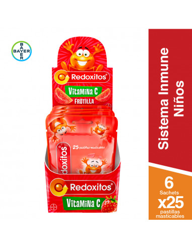 Redoxitos Frutilla Masticables x 150...