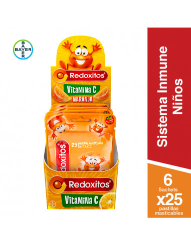 Redoxitos Masticables Naranja x 150...