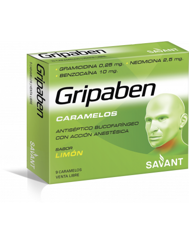 Gripaben Caramelos 2,5-0,25-10 Mg x 9...