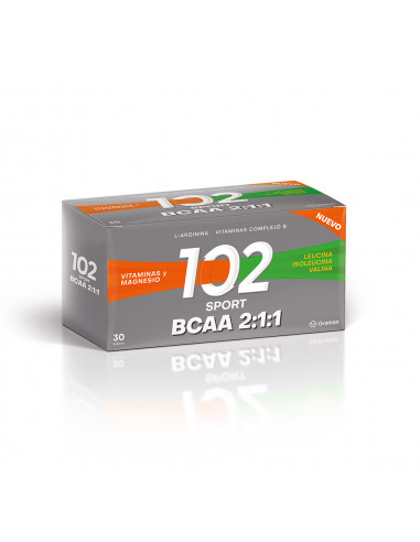 102 SPORT BCAA con 30 sobres