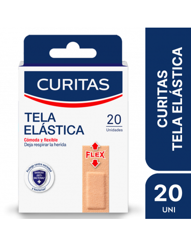 Curitas Tela Elástica 20 Unidades