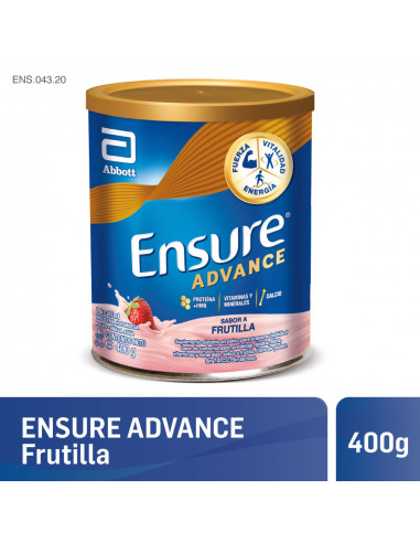 Ensure Advance Frutilla x 400 Gr