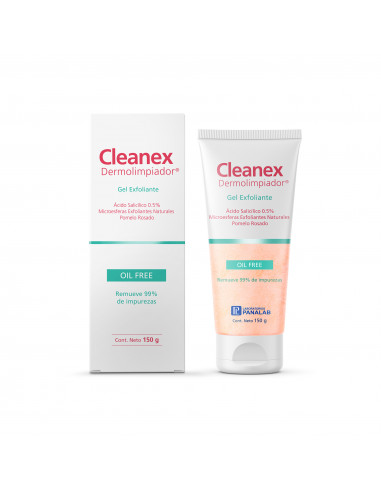 Cleanex Dermolimpiador Gel Exfoliante...