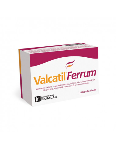 Valcatil Ferrum Cápsulas x 30