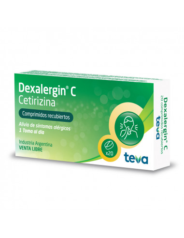 Dexalergin C 10 Mg x 20 Comprimidos...