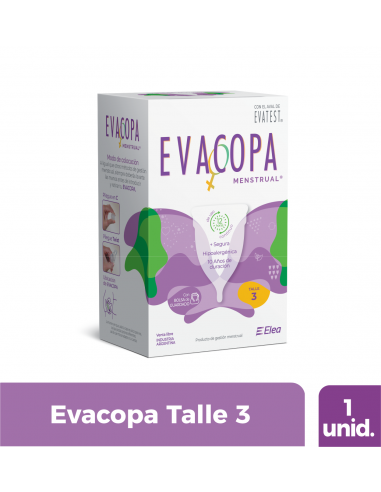 Evacopa copa menstrual talle 3