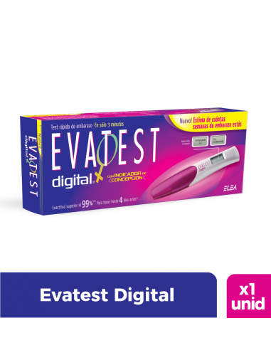 Evatest Digital: 1 test de embarazo...