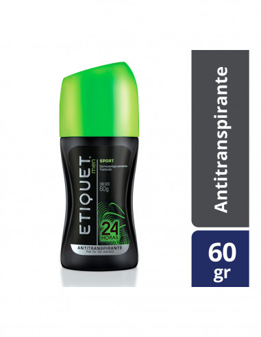 Etiquet Men Antitranspirante Sport 60 gr