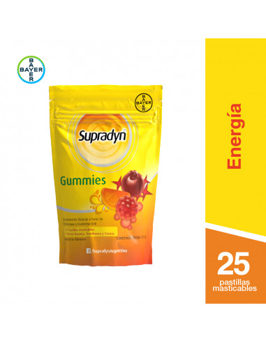 Supradyn Gummies Multivitamínico x 25...