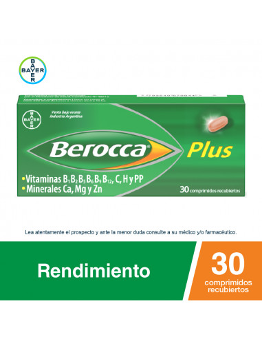 Berocca Plus x 30 Comprimidos...