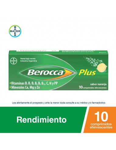 Berocca Plus x 10 Comprimidos...