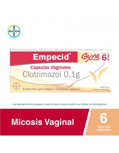 Empecid Gyno Antimicótico x 6...