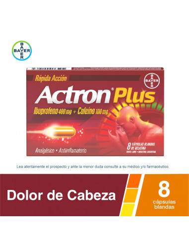 Actron Plus x 8 Cápsulas Blandas