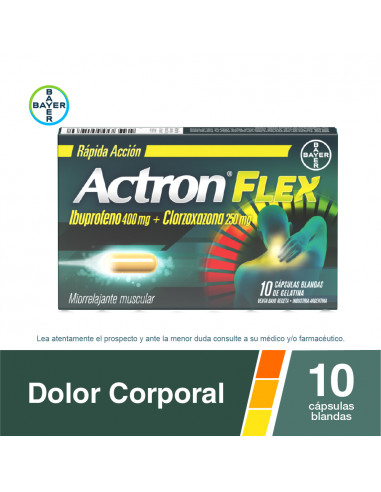 Actron Flex x 10 Cápsulas Blandas