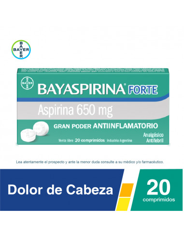 Bayaspirina Forte x 20 Comprimidos