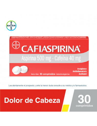 Cafiaspirina x 30 Comprimidos