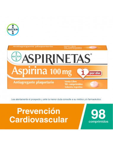 Aspirinetas x 98 Comprimidos