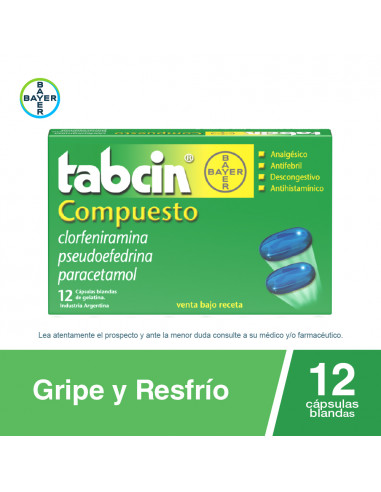 Tabcin Compuesto x 12 Cápsulas Blandas