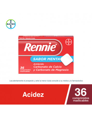 Rennie Antiácido x 36 Comprimidos...