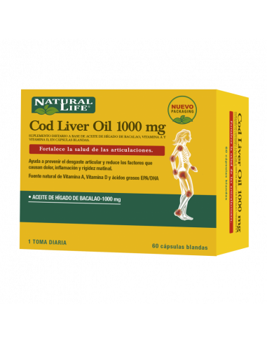 Natural Life Cod Liver Oil x 60 Capsulas