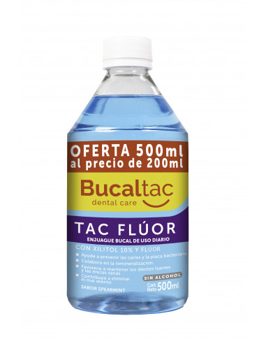 Bucal Tac  Fluor Enjuague Bucal con...