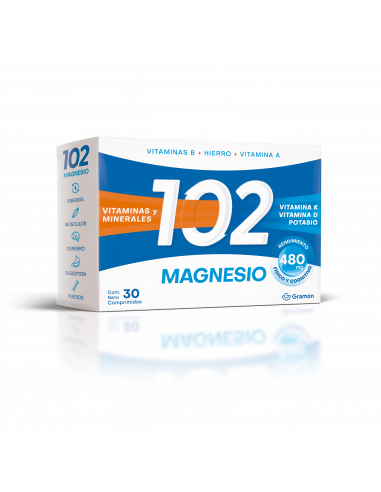 102 Magnesio x 30 Comprimidos...