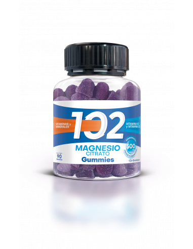 102 Magnesio Gummies Fco x 90 Unidades