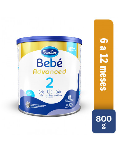 SanCor Bebé 2 Advanced Lata x 800 Gr