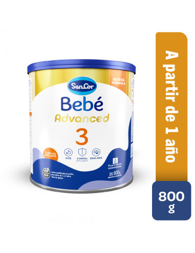 SanCor Bebé 3 Advanced Lata x 800 Gr