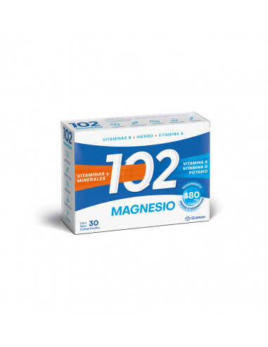 102 Magnesio x 30 Comprimidos...