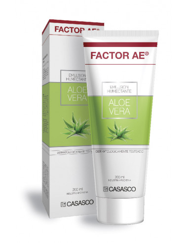 Factor AE áloe vera Vitaminas A y E...