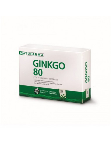 Ginkgo 80 x 30 comprimidos